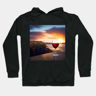 Glass of Wine Hoodie